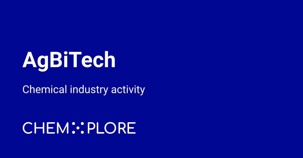 AgBiTech chemical industry news - chemXplore