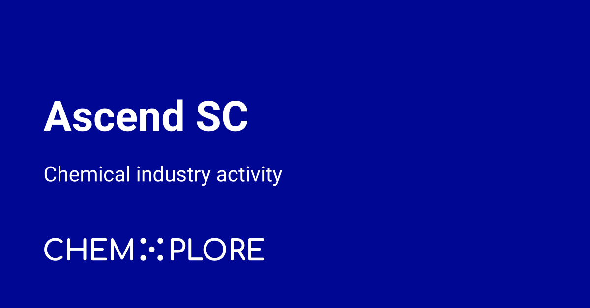Ascend SC chemical industry news - chemXplore