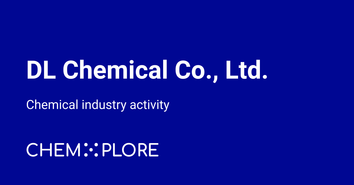 DL Chemical chemical industry news - chemXplore