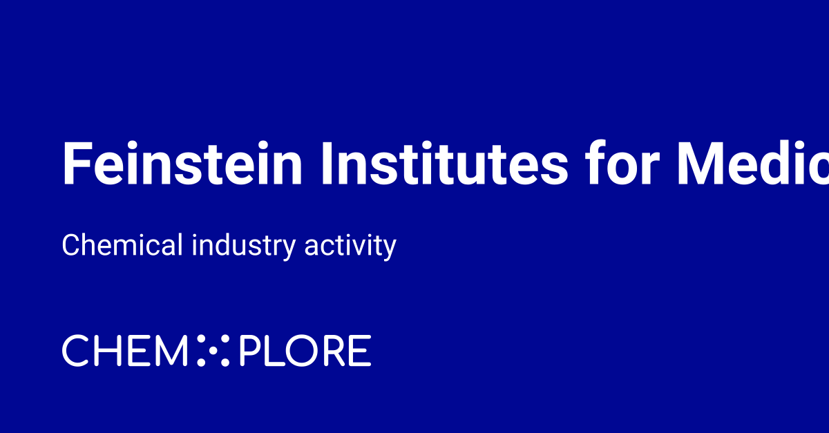 Feinstein Institutes chemical industry news - chemXplore