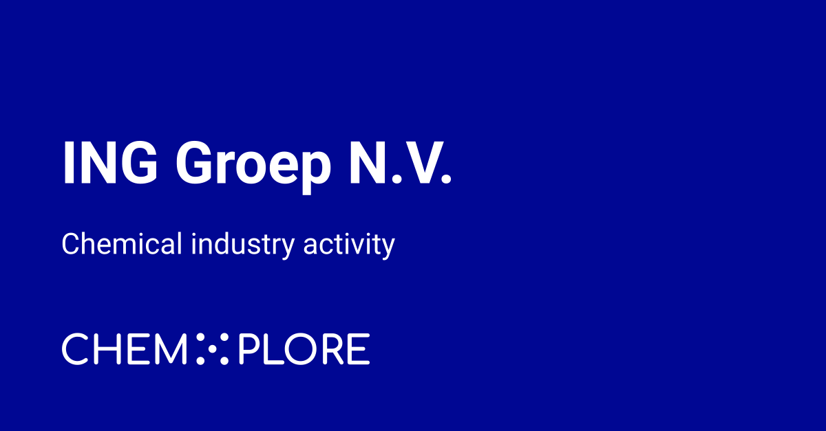 Ing Page ING chemical industry news - chemXplore