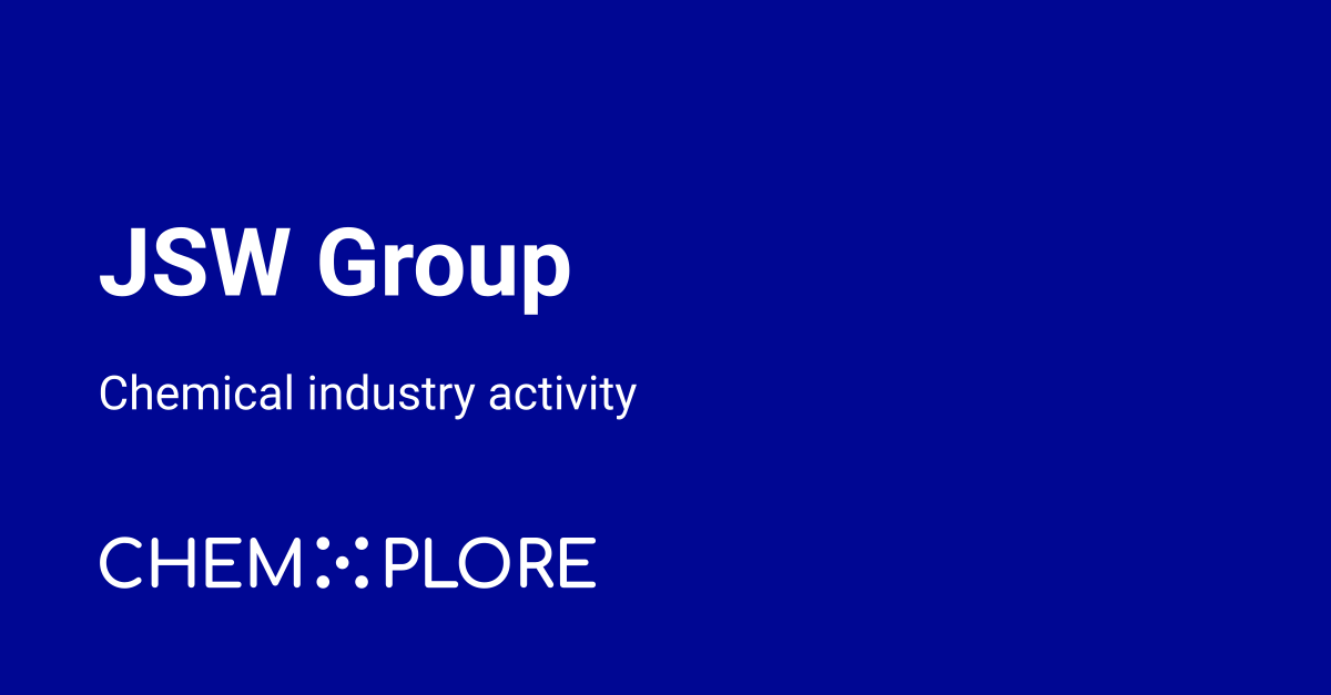 JSW chemical industry news - chemXplore