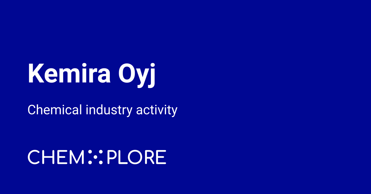 Kemira chemical industry news - chemXplore