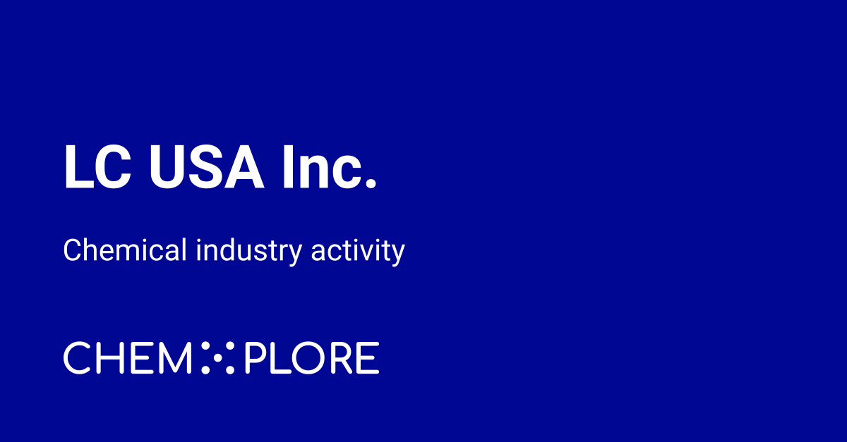 LC USA chemical projects, investments & news - chemXplore