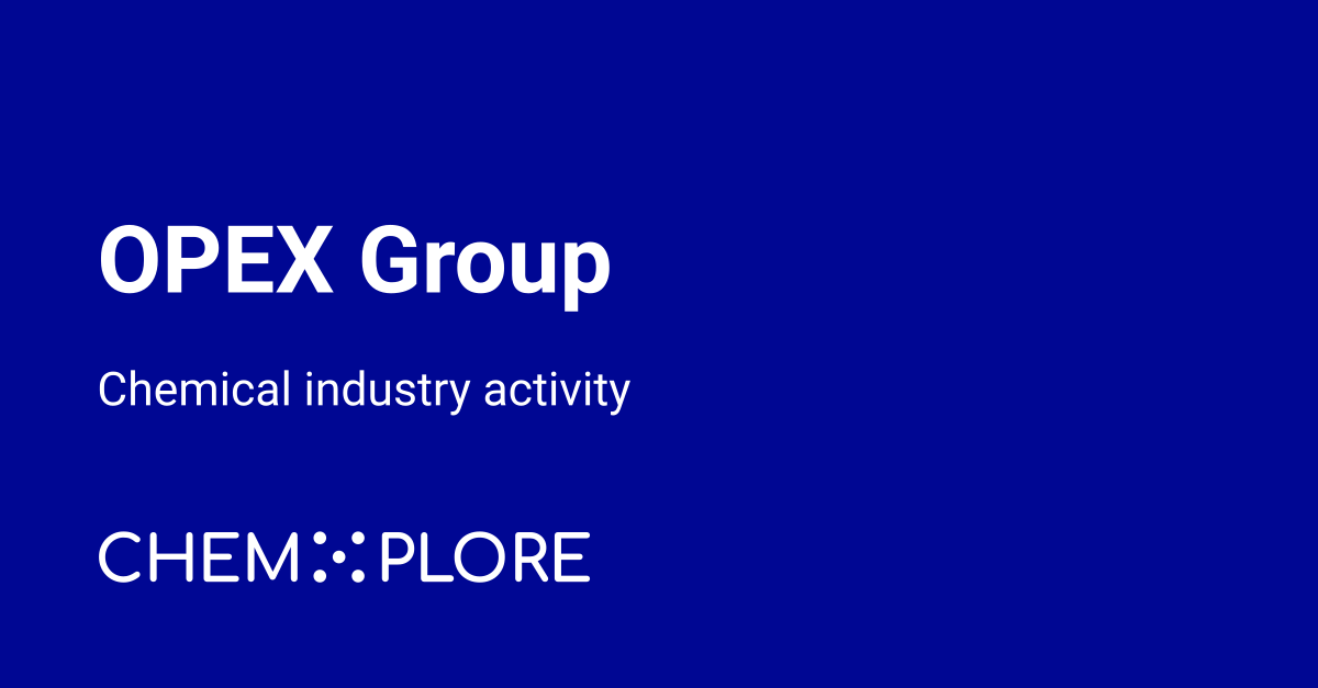 OPEX Group chemical industry news - chemXplore