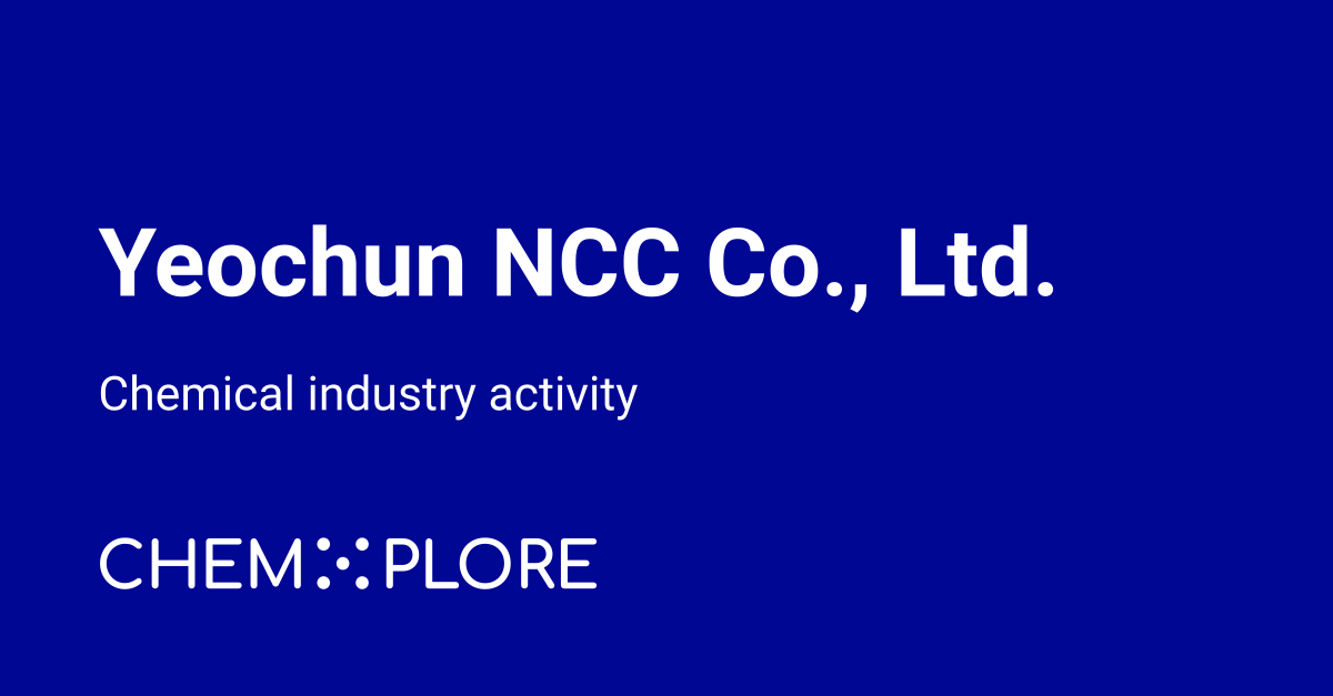 YNCC chemical industry news - chemXplore