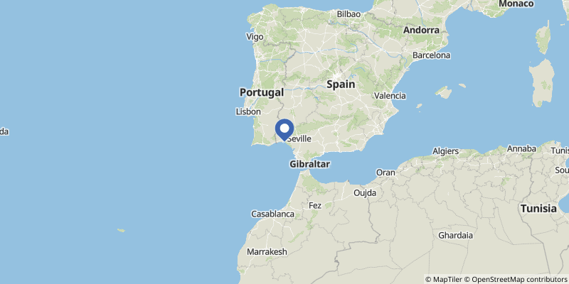Map of Palos de la Frontera, Spain