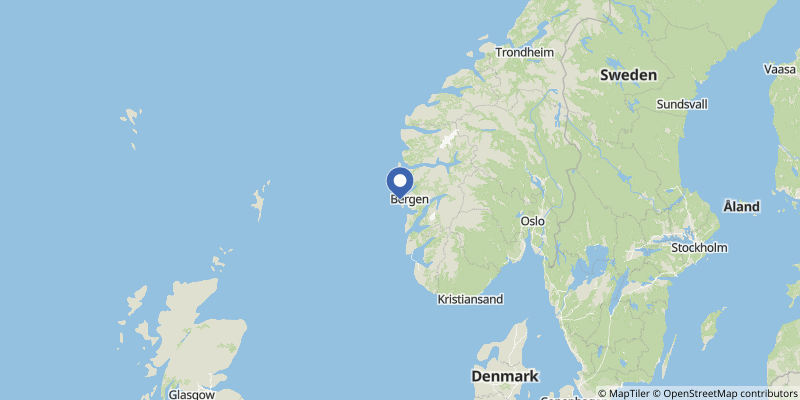 Map of Øygarden, Norway