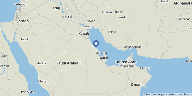 Map of Jubail, Saudi Arabia