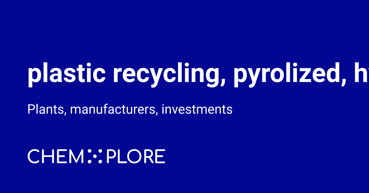 plastic recycling, pyrolized, hydrocarbon solid fraction plants and ...